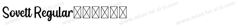 Sovett Regular字体转换